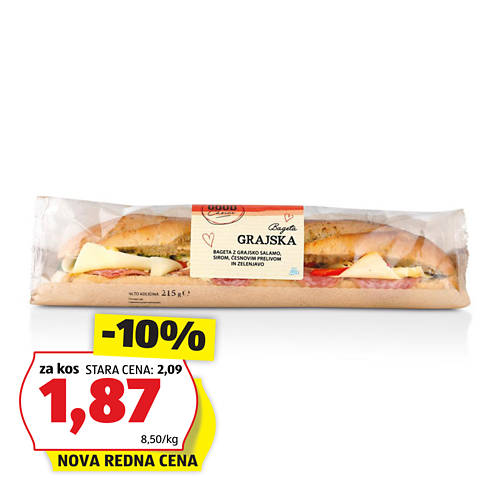 sveži sendvič, grajska