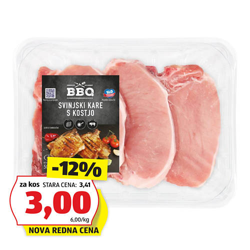 svinjski kare s kostjo