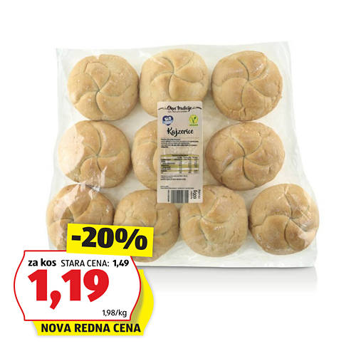 kajzerice, okus tradicije, 600g