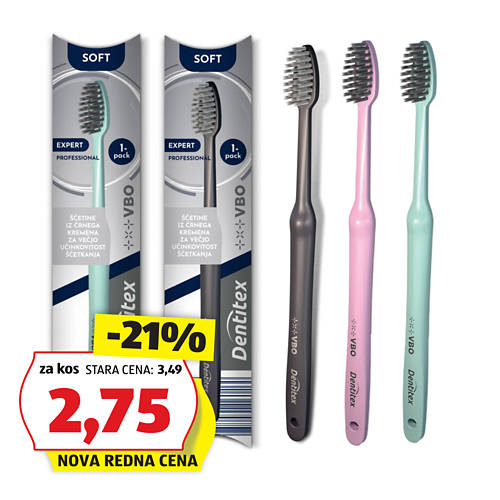 Skupina 1, Premium zobna ščetka, Soft