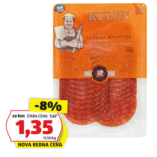 trajni narezek, kulen