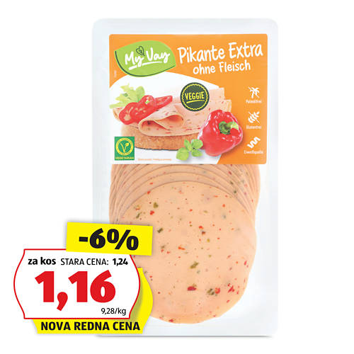 vegetarijanski narezek, s papriko