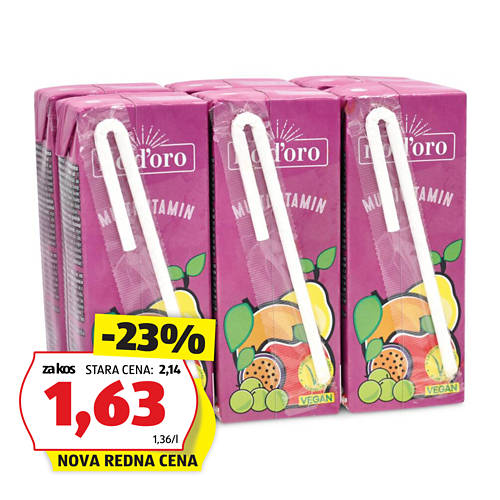 sadni sok, multivitamin