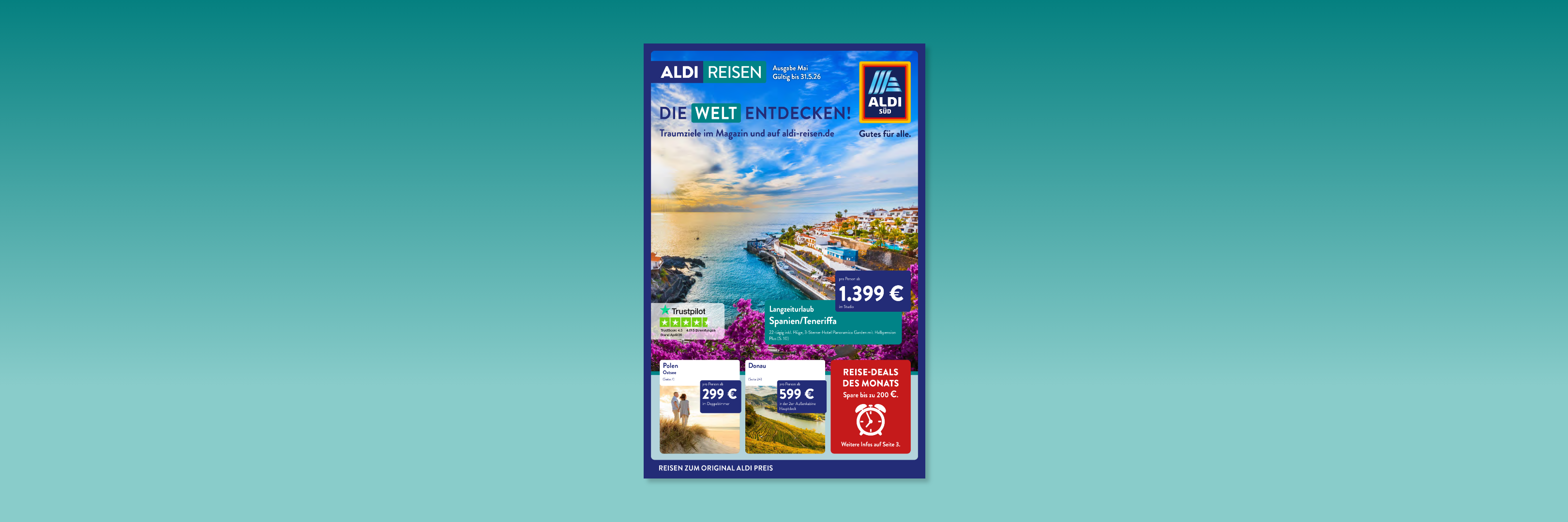 Aldi Reisen Hotel am Meer auf Felsen 