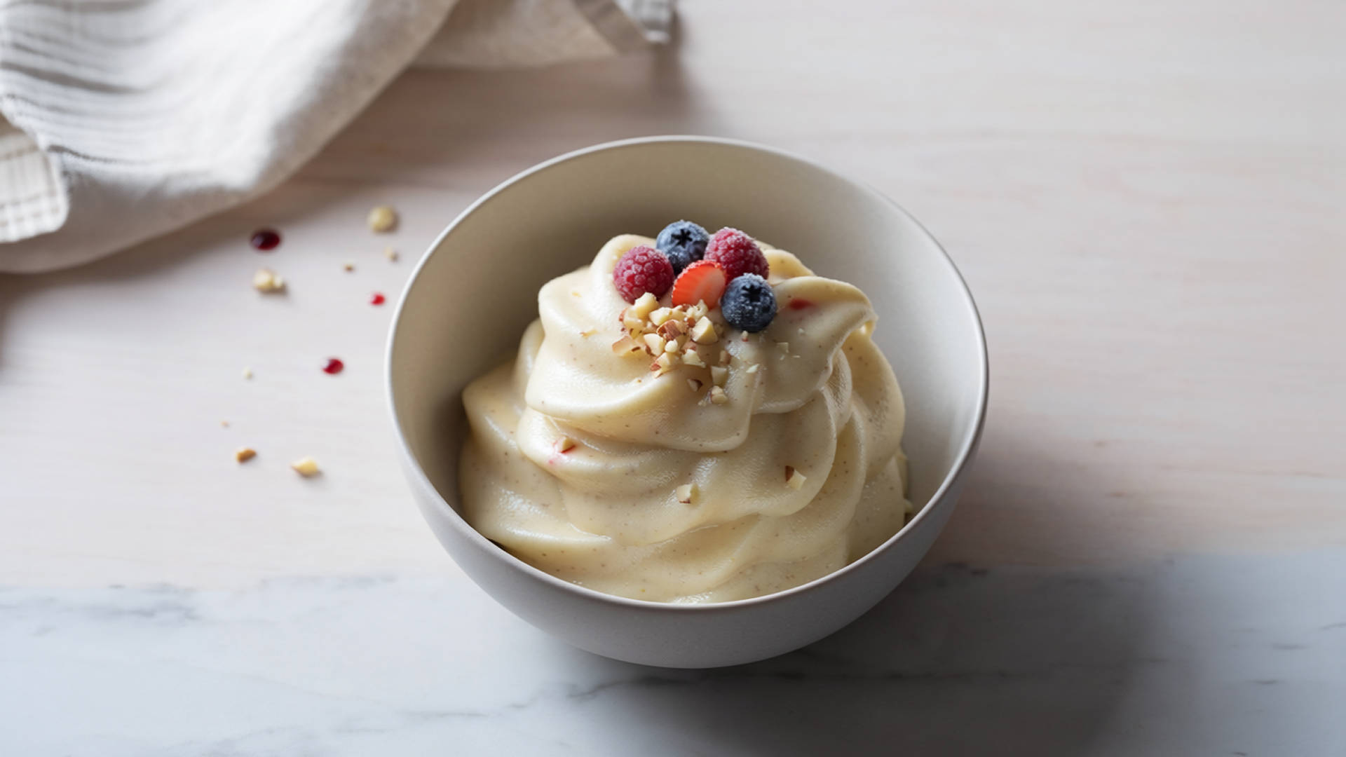 Serviervorschlag: Bananen-Nicecream