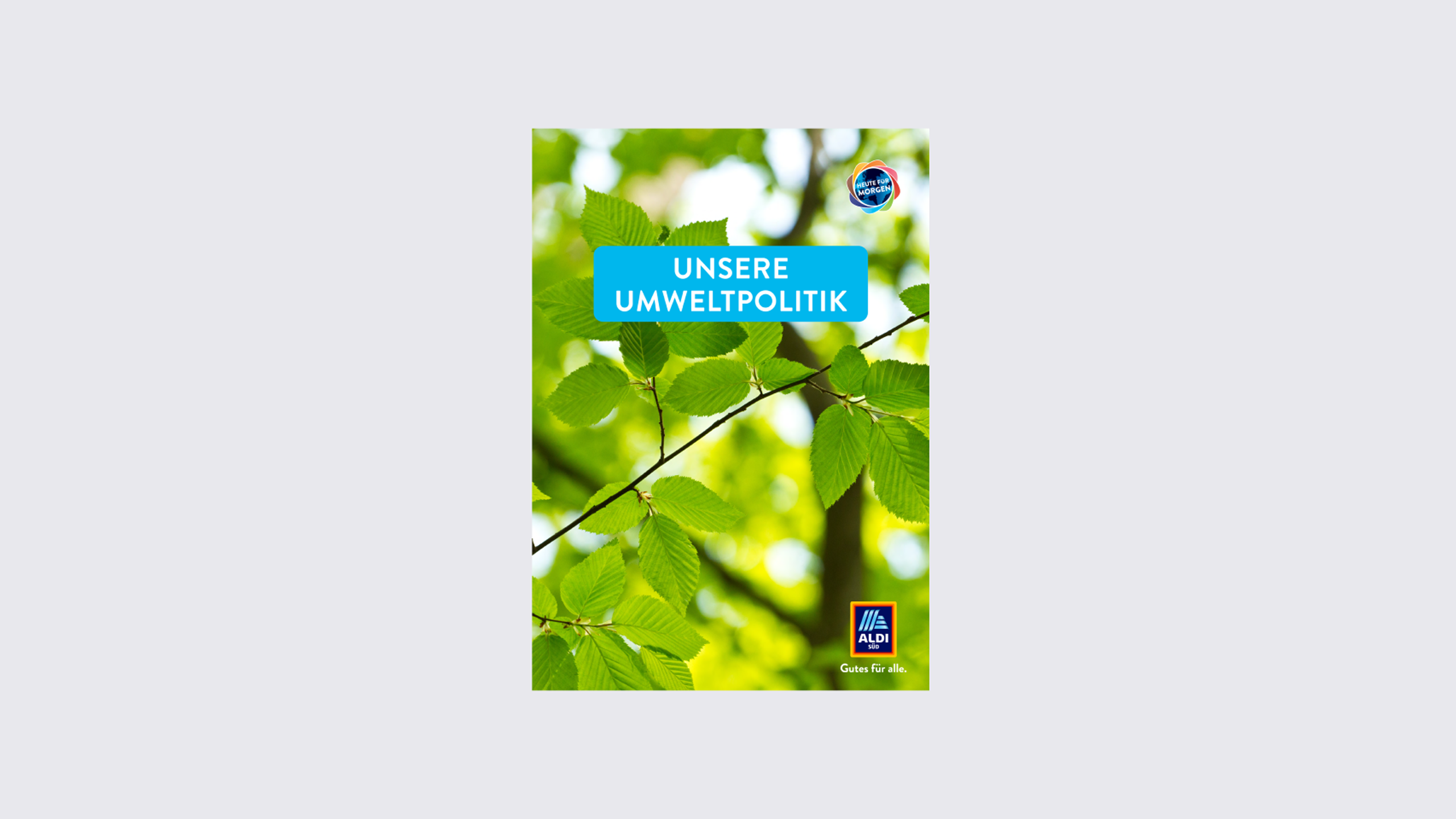 Cover ALDI SÜD Umweltpolitik 