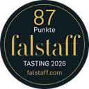 Falstaff 87 Punkte tasting badge 2026